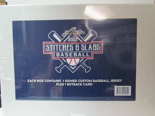 2022 Leaf Stitches and Slabs Baseball Hobby Box