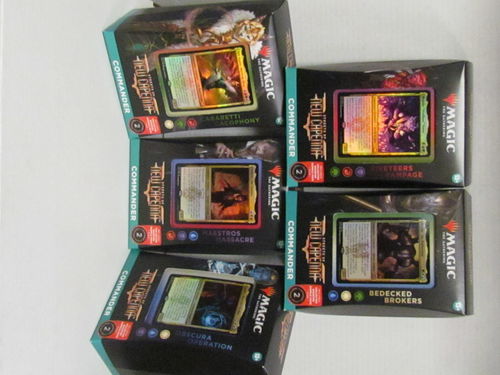 Magic the Gathering Streets of New Capenna Commander Decks (Set of 5)