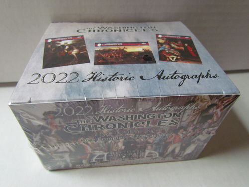 Historic Autographs 2022 The Washington Chronicles Trading Cards Factory Set