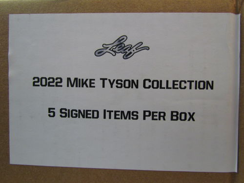 2022 Leaf Mike Tyson Collection Hobby Box