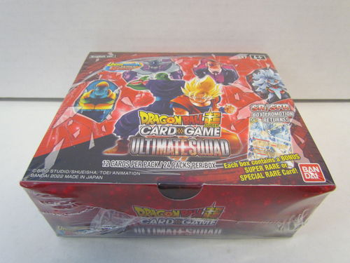 Dragon Ball Super TCG: Unison Warrior Series 8 Booster Box ULTIMATE SQUAD