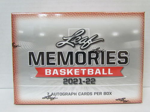 2021/22 Leaf Memories Basketball Hobby Box