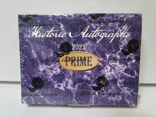 Historic Autographs 2022 Prime Trading Cards Hobby Box