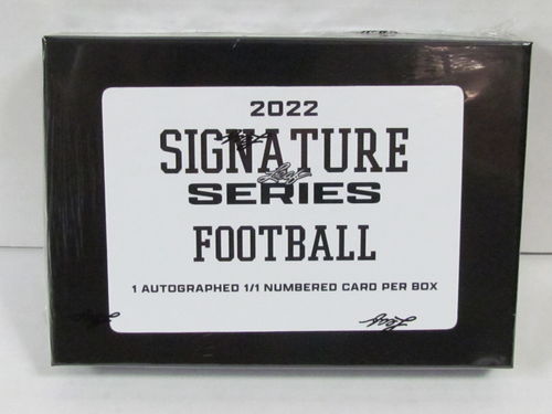 2022 Leaf Signature Series Football Hobby Box