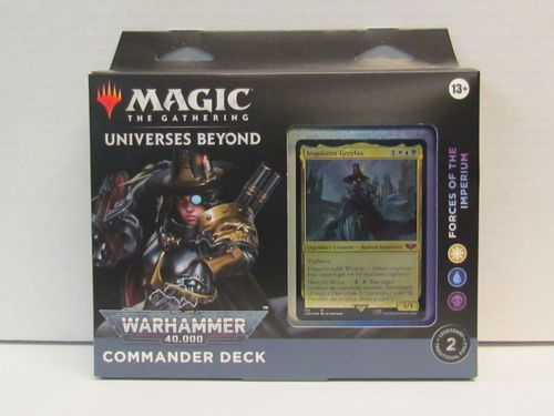 Magic the Gathering Warhammer 40K Commander Deck FORCES OF THE IMPERIUM