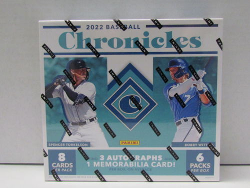 2022 Panini Chronicles Baseball Hobby Box