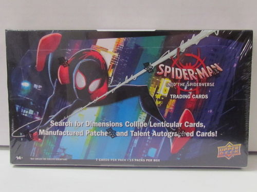 Upper Deck Marvel 2022 Spider-man into the Spider-Verse Trading Cards Hobby Box