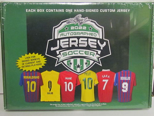 2022 Leaf Autographed Jersey Edition Soccer Hobby Box