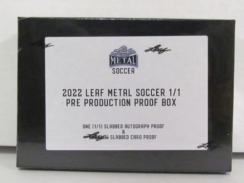 2022 Leaf Metal Soccer Pre-Production Proof Box
