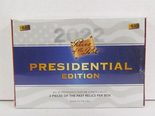 Super Break Pieces of the Past 2022 Presidential Edition Hobby Box