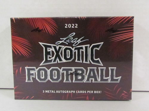 2022 Leaf Exotic Football Hobby Box