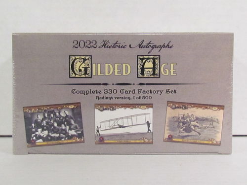 Historic Autographs 2023 Gilded Age Trading Cards Factory Set