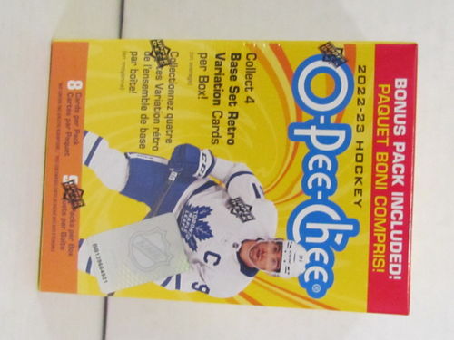 2022/23 Upper Deck O-Pee-Chee (OPC) Hockey Blaster Box