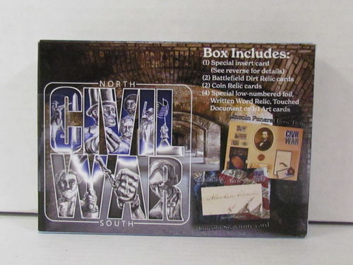 Historic Autographs 2023 Civil War Trading Cards Hobby Box