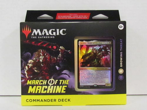 Magic the Gathering March of the Machine Commander Deck GROWING THREAT