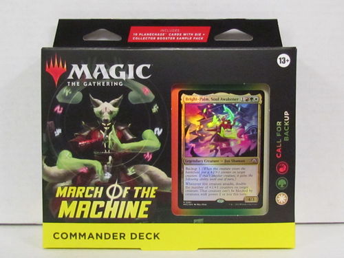 Magic the Gathering March of the Machine Commander Deck CALL FOR BACKUP