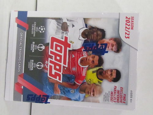 2022/23 Topps UEFA Club Competition Soccer Blaster Box