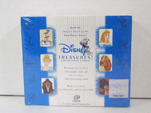 Upper Deck Disney Treasures Series 2 Collectible Trading Cards Box