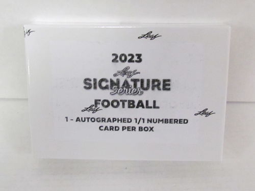 2023 Leaf Signature Series Football Hobby Box