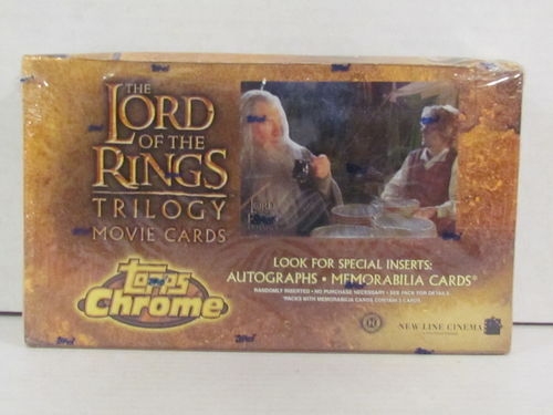 Topps Lord of the Rings Trilogy Chrome Hobby Box