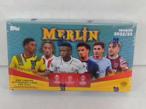 2022/23 Topps UEFA Club Competition Merlin Soccer Hobby Box