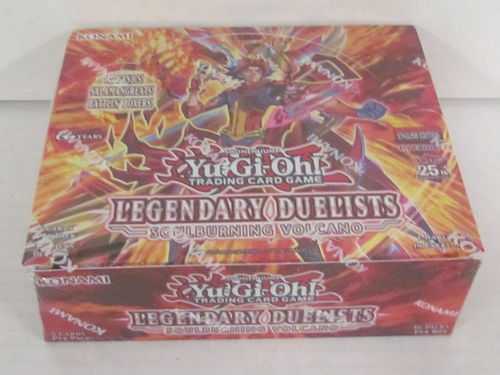 YuGiOh Legendary Duelists Soulburning Volcano 1st Edition Booster Box
