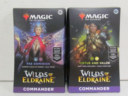 Magic the Gathering Wilds of Eldraine Commander Decks (Set of 2)