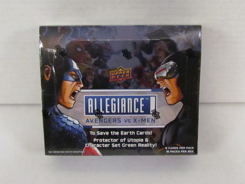 Upper Deck Marvel 2023 Allegiance Avengers vs X-men Trading Cards Hobby Box