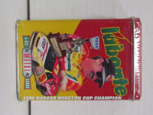 1997 Metalic Impressions Terry Labonte 4 All-Metal Collector Cards Tin