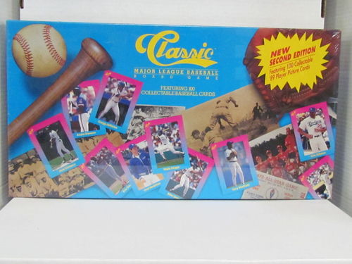1989 Classic Baseball Second Edition Board Game